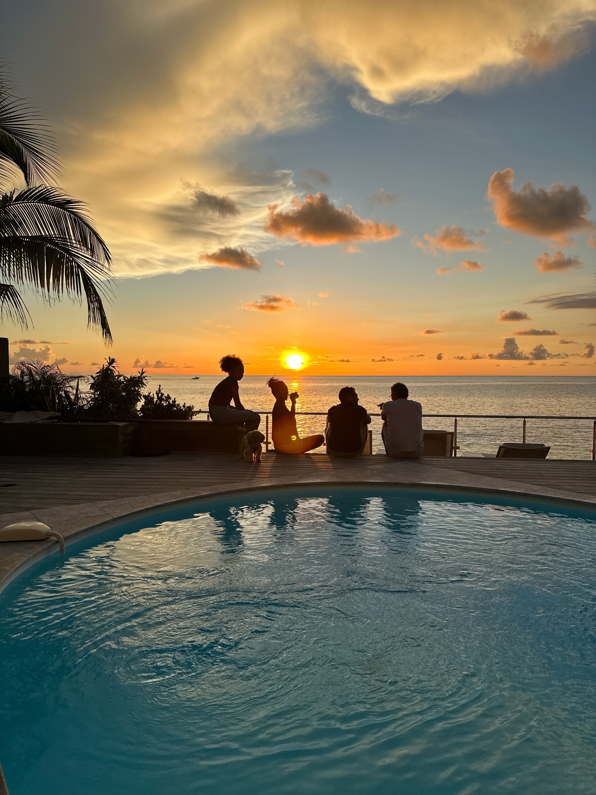 Sunset with family