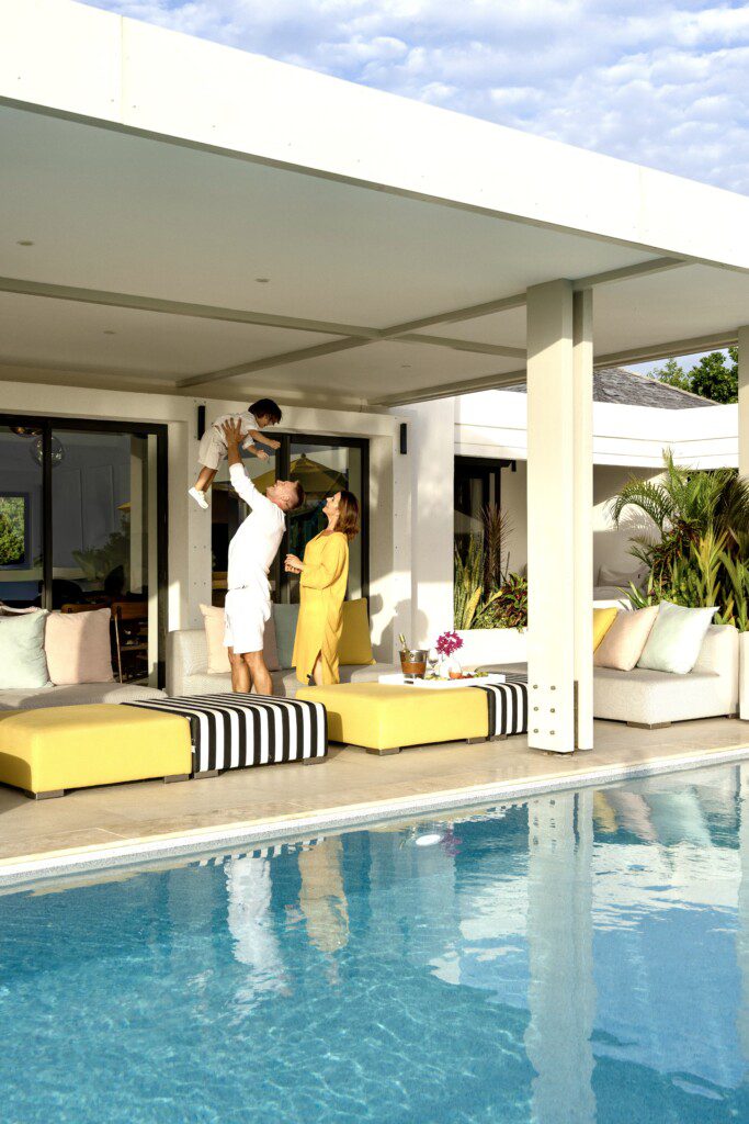 Family in a Saint Martin Villa from Saint Martin Rentals